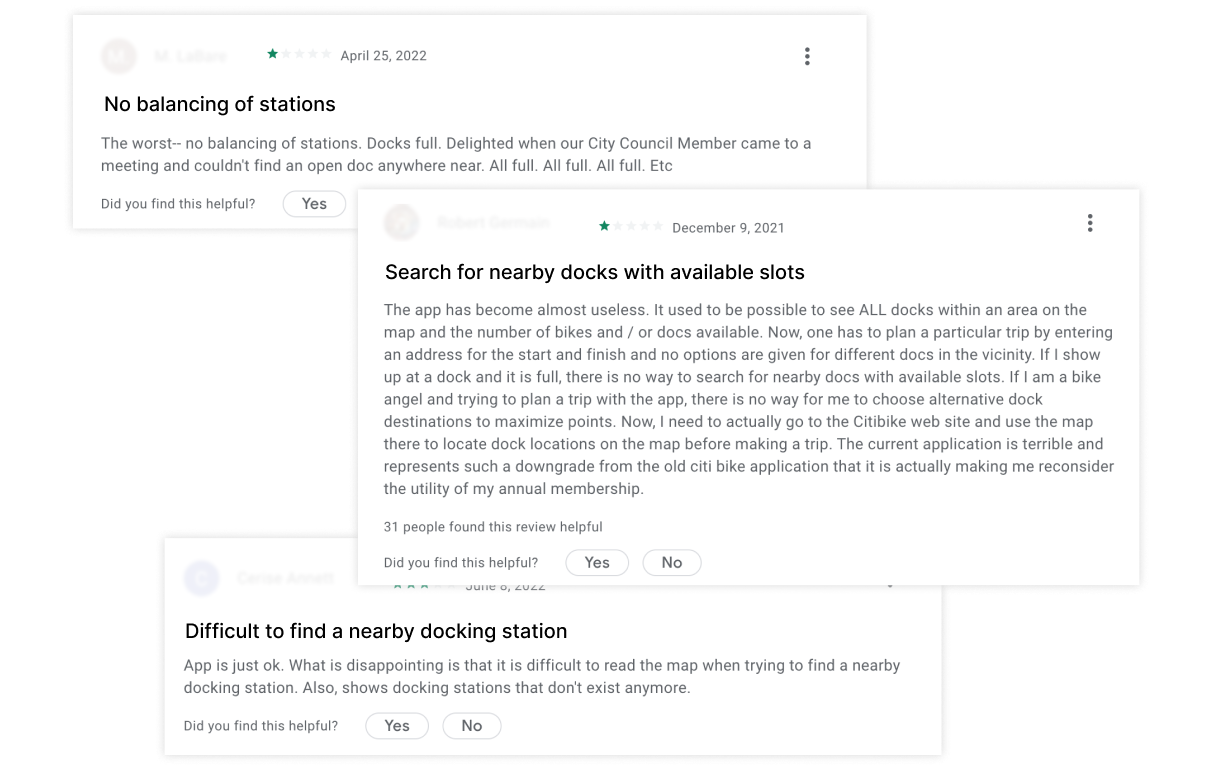 App store reviews: what riders actually report