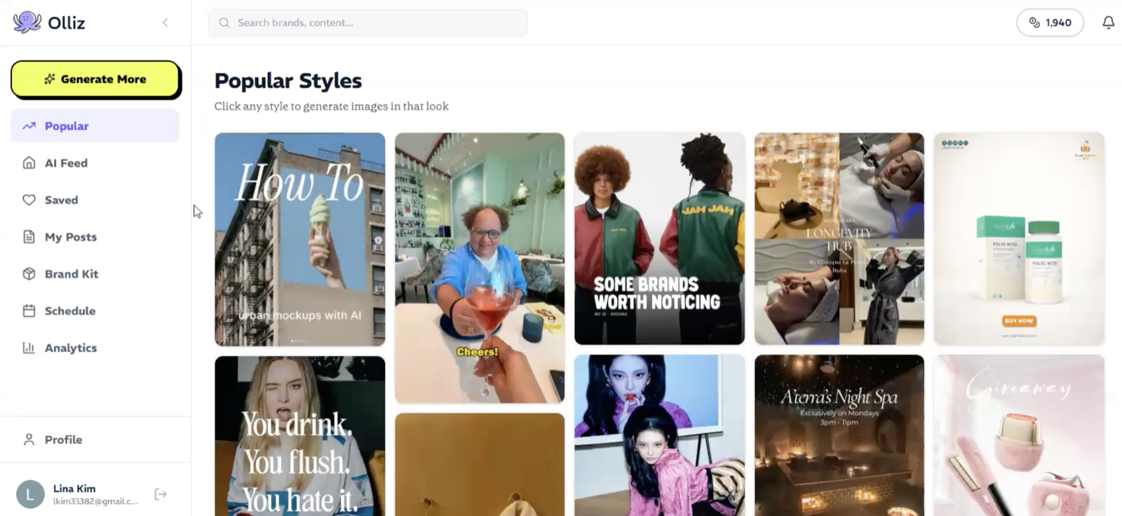Popular Styles